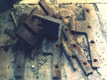 Close-up of rusty metal