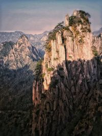 Scenic view of mountain range