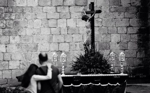 Close-up of built structure