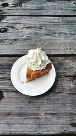 Close-up of dessert on table