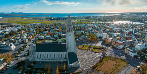 Hallgrimskirkja church in reykjavik.