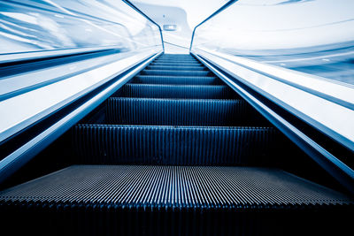 View of escalator