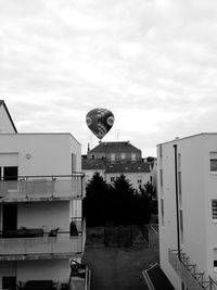 Built structure against cloudy sky