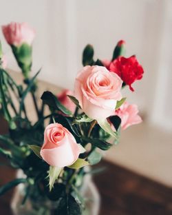 Close-up of rose bouquet