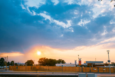 Scenic view of sky during sunset