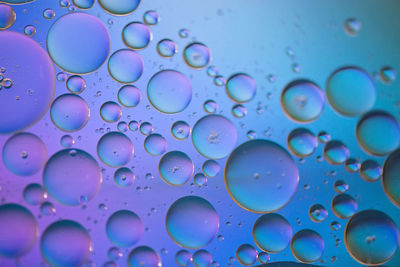 Full frame shot of bubbles