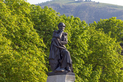 The best in the russian monument to poet mikhail yurievich lermontov in pyatigorsk,russia 