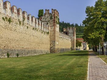 View of historic building against sky