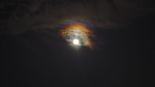 Scenic view of moon against sky