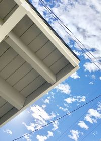 Low angle view of building against sky