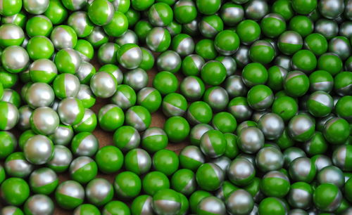 Full frame shot of green fruits for sale in market