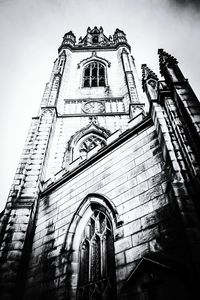 Low angle view of building against sky