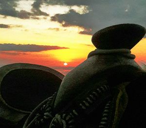 Close-up of sky during sunset