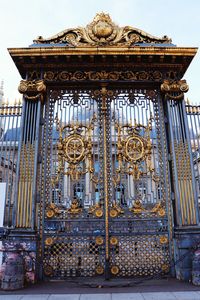 Low angle view of ornate building