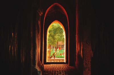Archway seen through arch