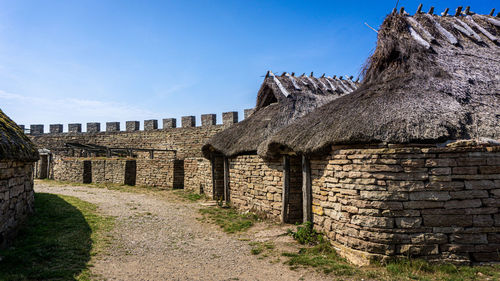 View of old building against sky