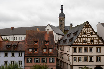 Buildings in city against sky