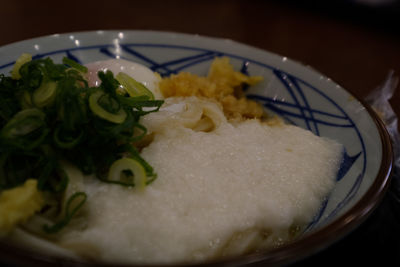 Close-up of food in plate