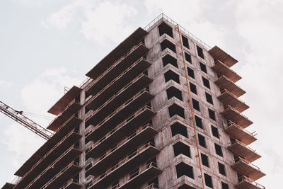 Low angle view of building against sky