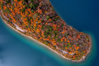 High angle view of landscape