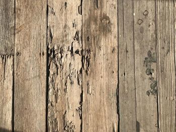 Full frame shot of weathered wood