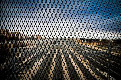 Close-up of chainlink fence