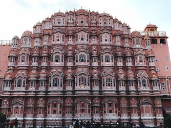 Low angle view of historical building against sky