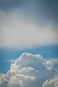 Low angle view of clouds in sky