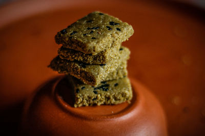 Close-up of cookies