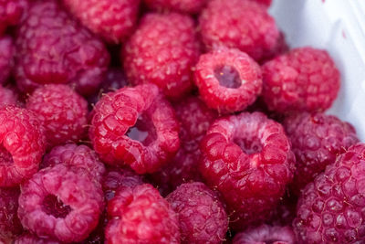 Full frame shot of strawberries