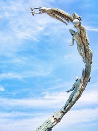 View of water against blue sky