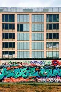 Graffiti on building