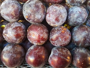 Full frame shot of fruits for sale