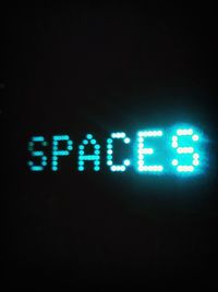 View of illuminated tunnel