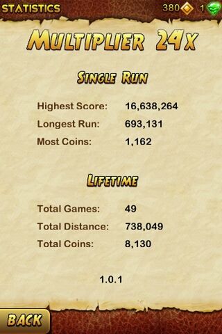 Im da best in temple run