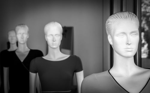 Mannequins in store