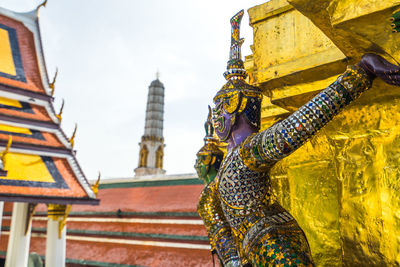 Low angle view of a temple