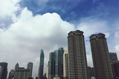 Low angle view of modern office building