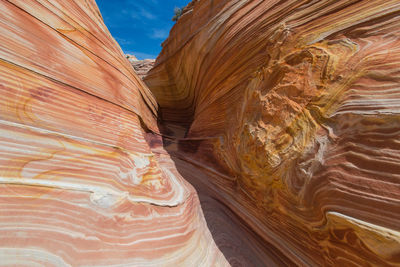 Scenic view of rock formation