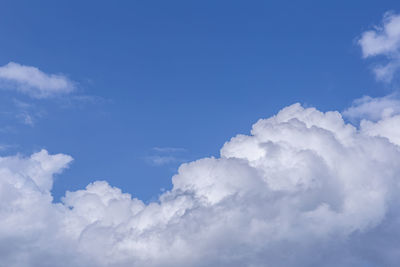 Low angle view of clouds in sky