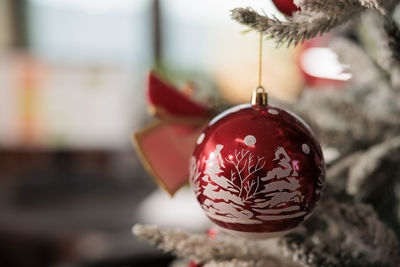 Close-up of christmas decorations