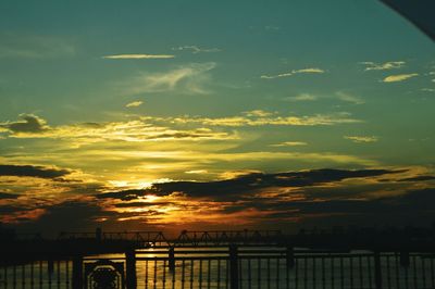 Scenic view of sunset sky