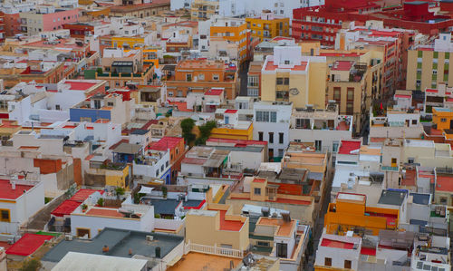 Full frame shot of buildings in city