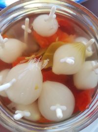 Close-up of ice cream in bowl