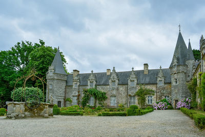 Ancient palace in rochefort-en-terre, french brittany