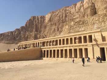 People at mortuary temple of hatshepsut