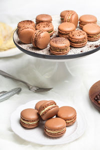 Close-up of cake on table