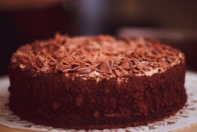 Close-up of cake