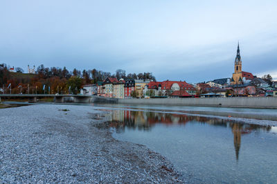 Cityscape bad tölz, bavaria, germany