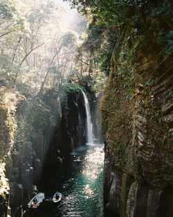 Waterfall in forest